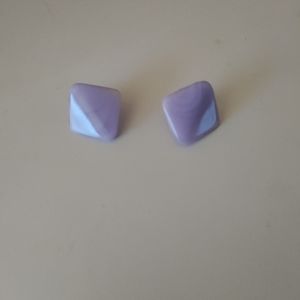 Square Lilac Earrings